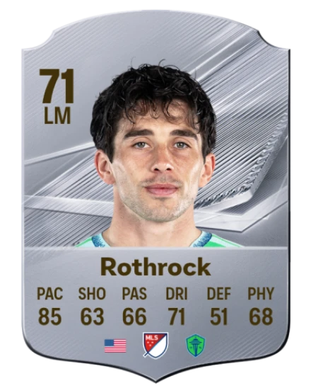 Rothrock 71 Common LM FC 26 card