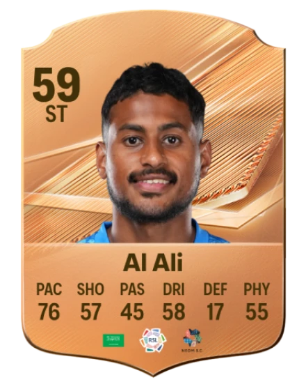 Al Ali 59 Bronze ST FC 27 card