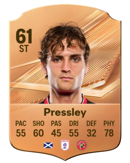 Pressley 61 Common ST FC 26 card