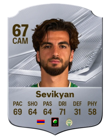 Sevikyan 67 Silver CAM FC 27 card