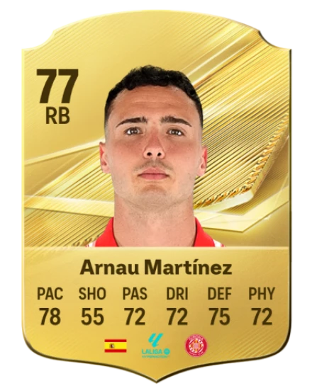 Arnau Martínez 77 Rare RB FC 26 card
