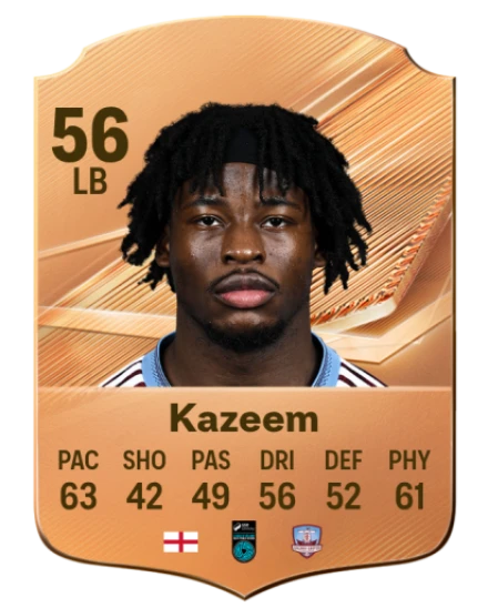 Kazeem 56 Bronze LB FC 27 card