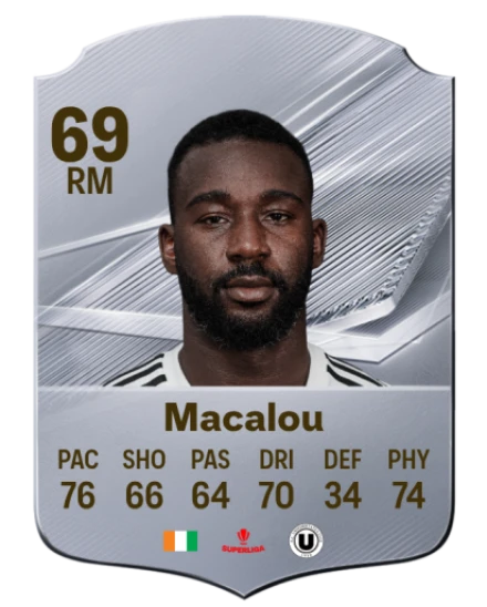 Macalou 69 Common RM FC 26 card