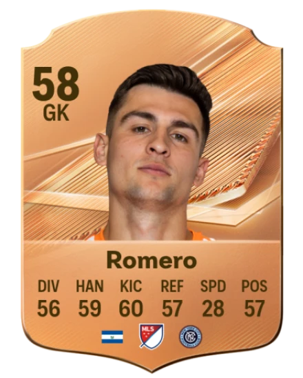 Romero 58 Common GK FC 26 card
