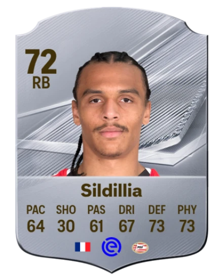 Sildillia 72 Silver RB FC 27 card