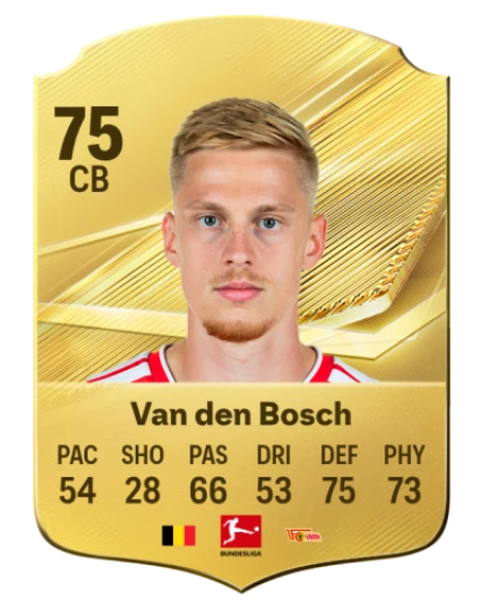 Van den Bosch 75 Common CB FC 26 card