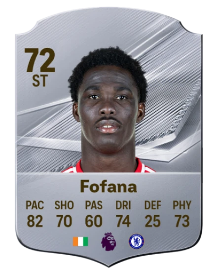 Fofana 72 Silver ST FC 27 card