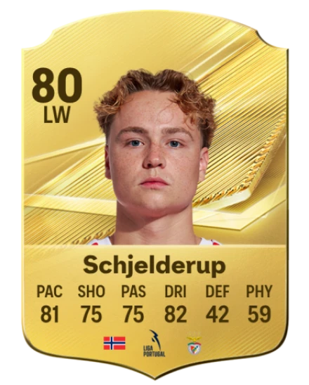 Schjelderup 80 Common LW FC 26 card