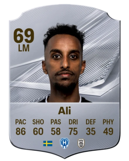 Ali 69 Silver LM FC 27 card