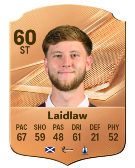 Laidlaw 60 Bronze ST FC 27 card