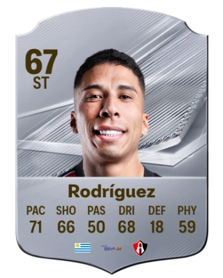 Rodríguez 67 Silver ST FC 27 card