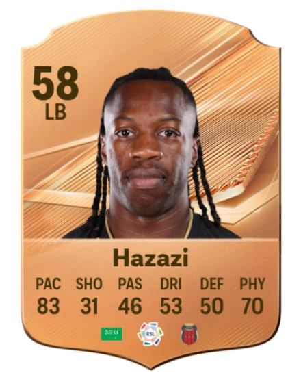 Hazazi 58 Bronze LB FC 27 card