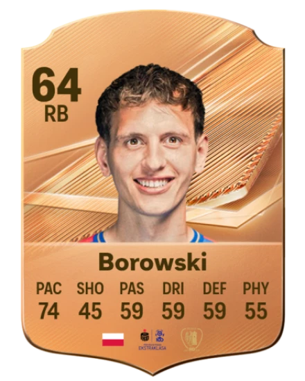 Borowski 64 Bronze RB FC 27 card