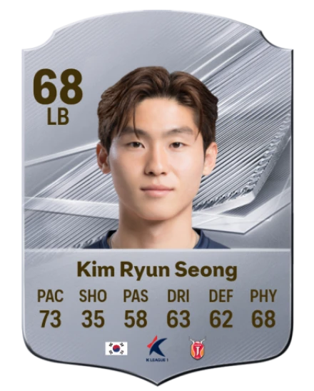 Kim Ryun Seong 68 Common LB FC 26 card