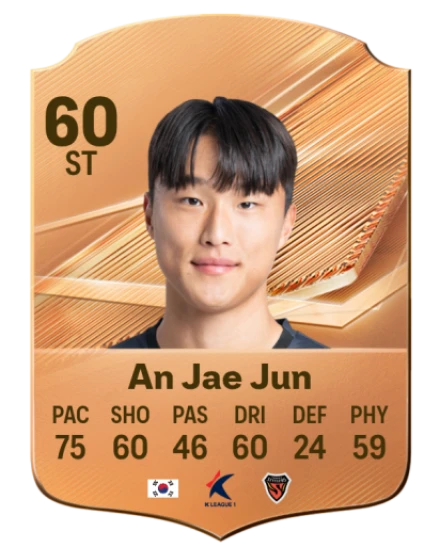 An Jae Jun 60 Bronze ST FC 27 card