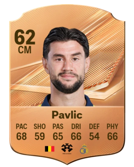 Pavlic 62 Bronze CM FC 27 card