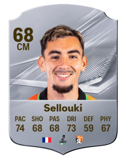 Sellouki 68 Rare CM FC 26 card