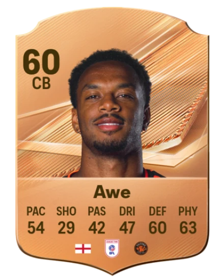 Awe 60 Bronze CB FC 27 card