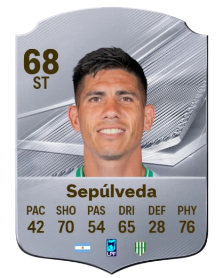 Sepúlveda 68 Rare ST FC 26 card