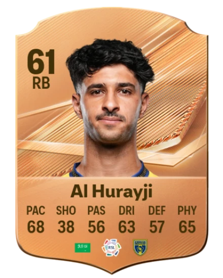 Al Hurayji 61 Bronze RB FC 27 card