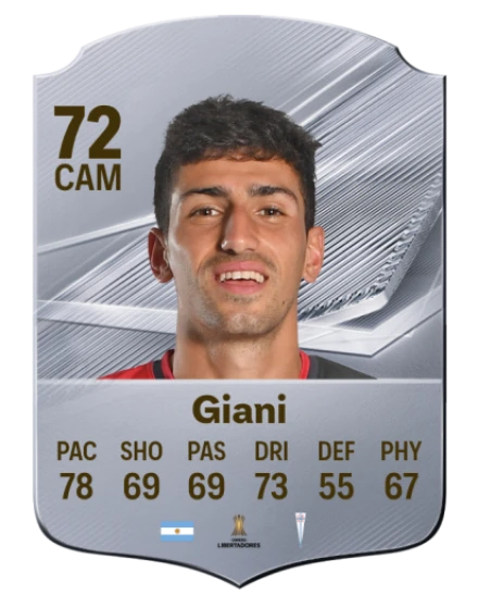 Giani 72 Common CAM FC 26 card