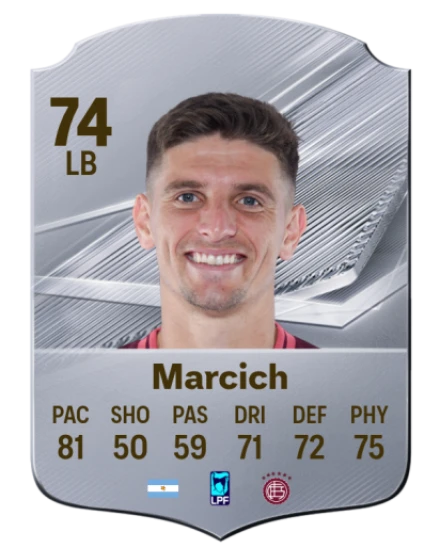 Marcich 74 Common LB FC 26 card