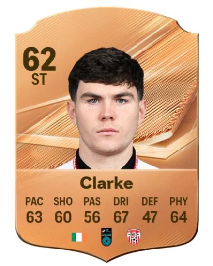Clarke 62 Common ST FC 26 card