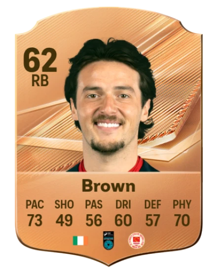 Brown 62 Common RB FC 26 card