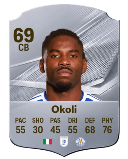 Okoli 69 Silver CB FC 27 card
