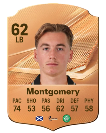 Montgomery 62 Rare LB FC 26 card