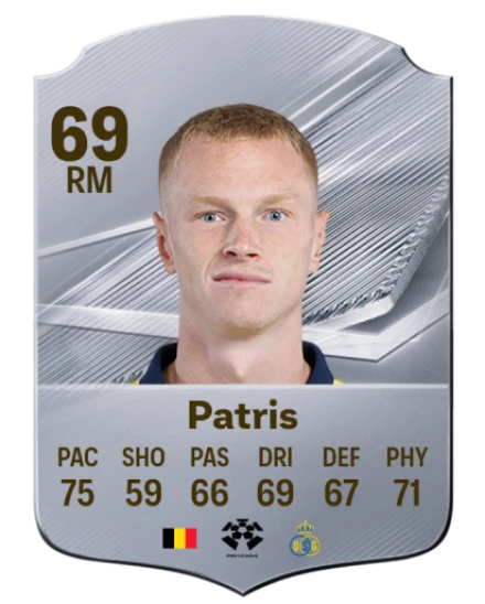 Patris 69 Silver RM FC 27 card