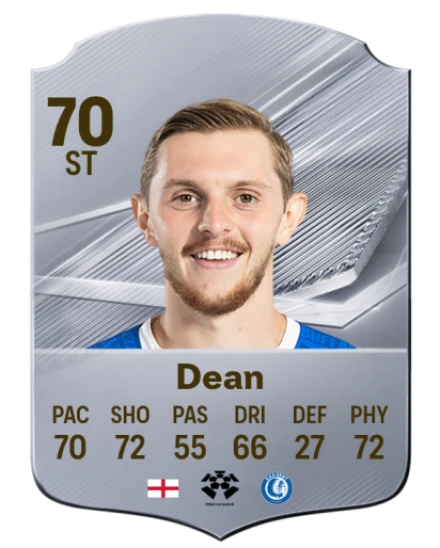 Dean 70 Silver ST FC 27 card