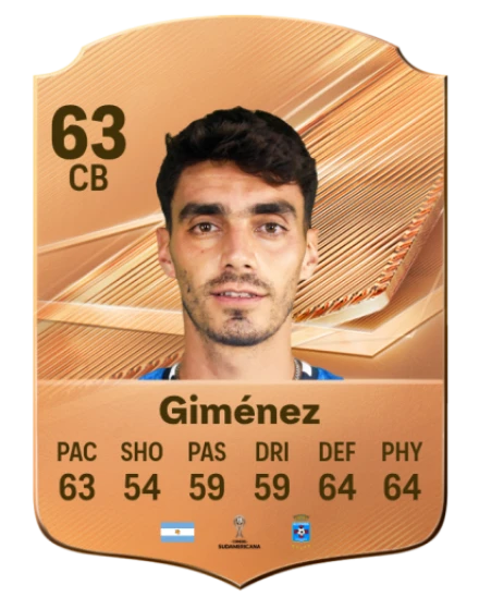 Giménez 63 Common CB FC 26 card