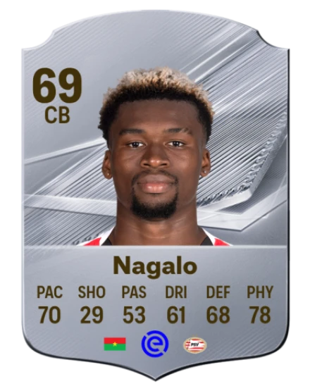 Nagalo 69 Silver CB FC 27 card