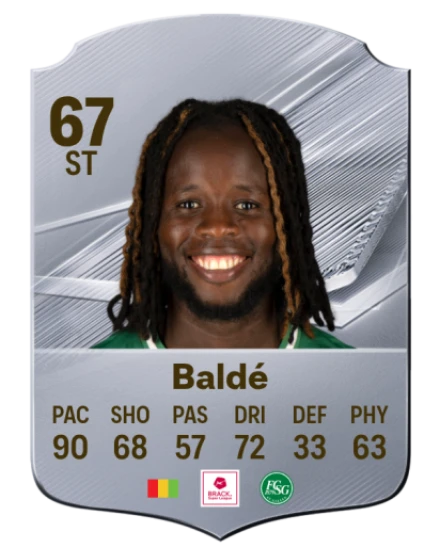 Baldé 67 Common ST FC 26 card