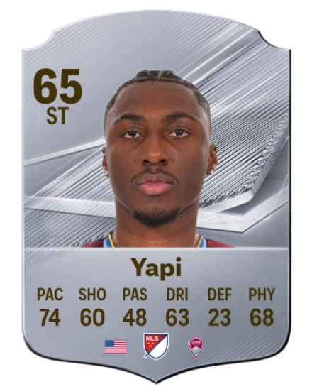 Yapi 65 Silver ST FC 27 card