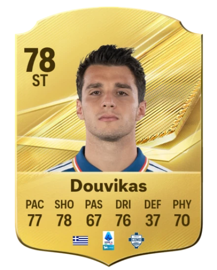 Douvikas 78 Gold ST FC 27 card