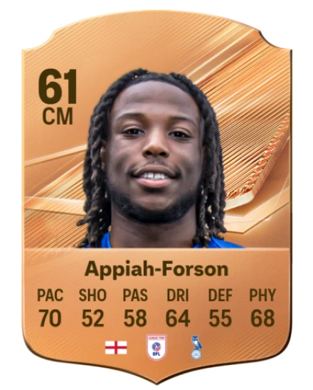 Appiah-Forson 61 Bronze CM FC 27 card