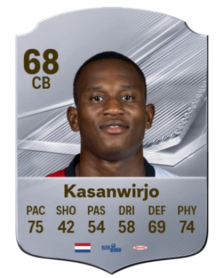 Kasanwirjo 68 Silver CB FC 27 card