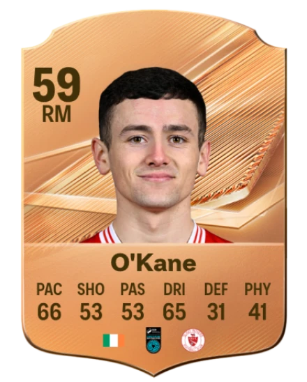 O'Kane 59 Common RM FC 26 card