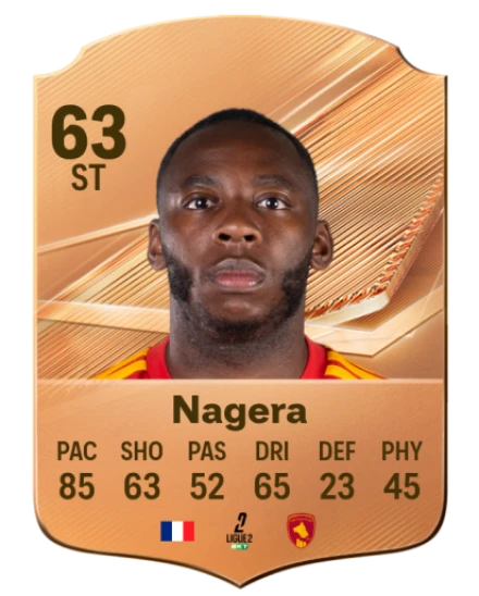 Nagera 63 Bronze ST FC 27 card