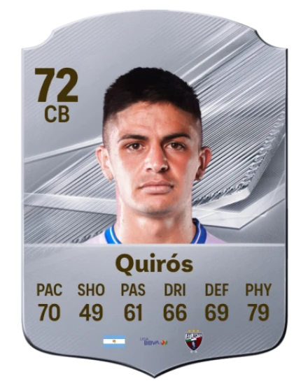 Quirós 72 Common CB FC 26 card