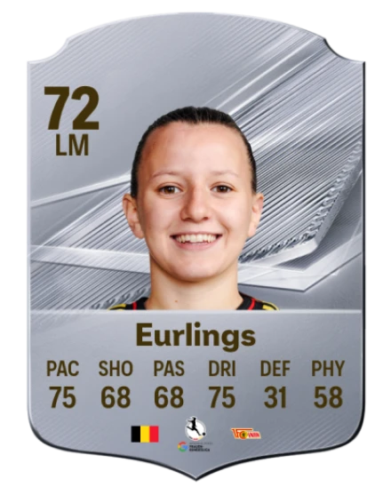 Eurlings 72 Silver LM FC 27 card