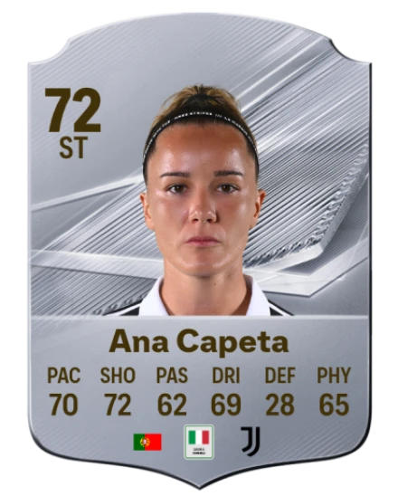 Ana Capeta 72 Common ST FC 26 card