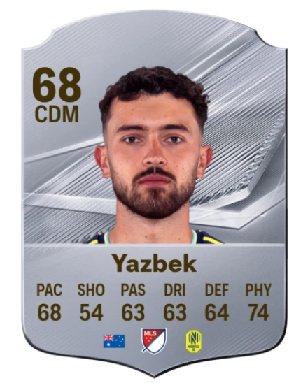 Yazbek 68 Silver CDM FC 27 card