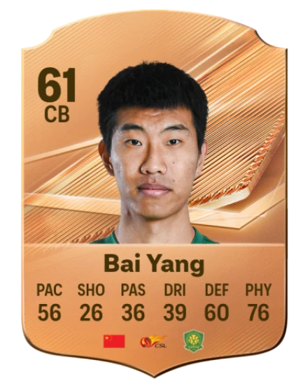 Bai Yang 61 Common CB FC 26 card