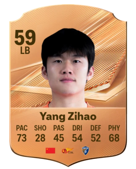 Yang Zihao 59 Bronze LB FC 27 card