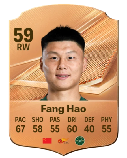 Fang Hao 59 Bronze RW FC 27 card