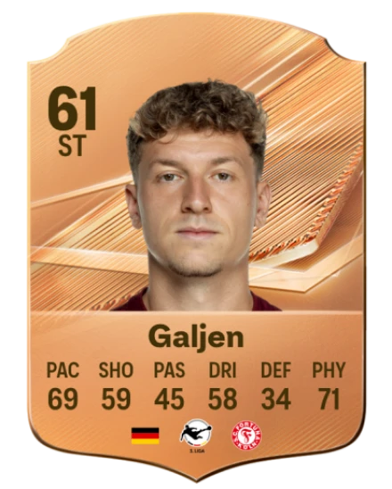 Galjen 61 Bronze ST FC 27 card