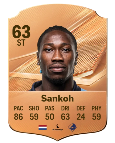 Sankoh 63 Bronze ST FC 27 card